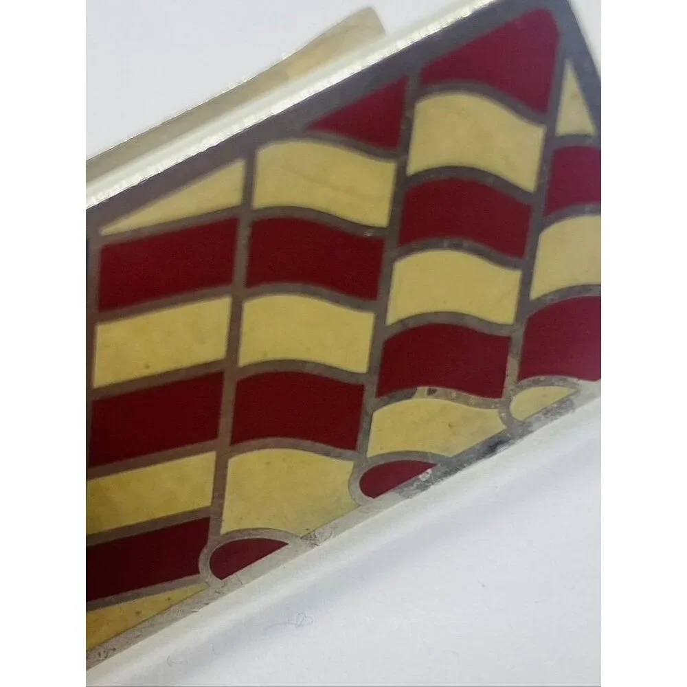 Tiffany Co Money Clip American Flag 52mm x 24mm 1994 Sterling Silver 925